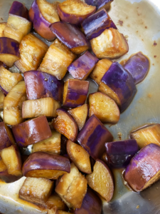 sautéed Japanese eggplant