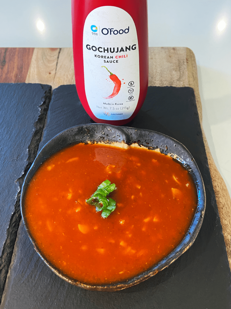 vegan garlic Gochujang sauce