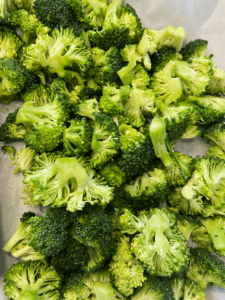 broccoli for vegan Irish loaded baked potatoes