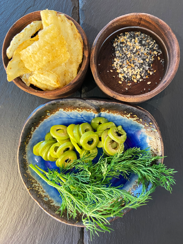 toppings for vegan deviled egg dip