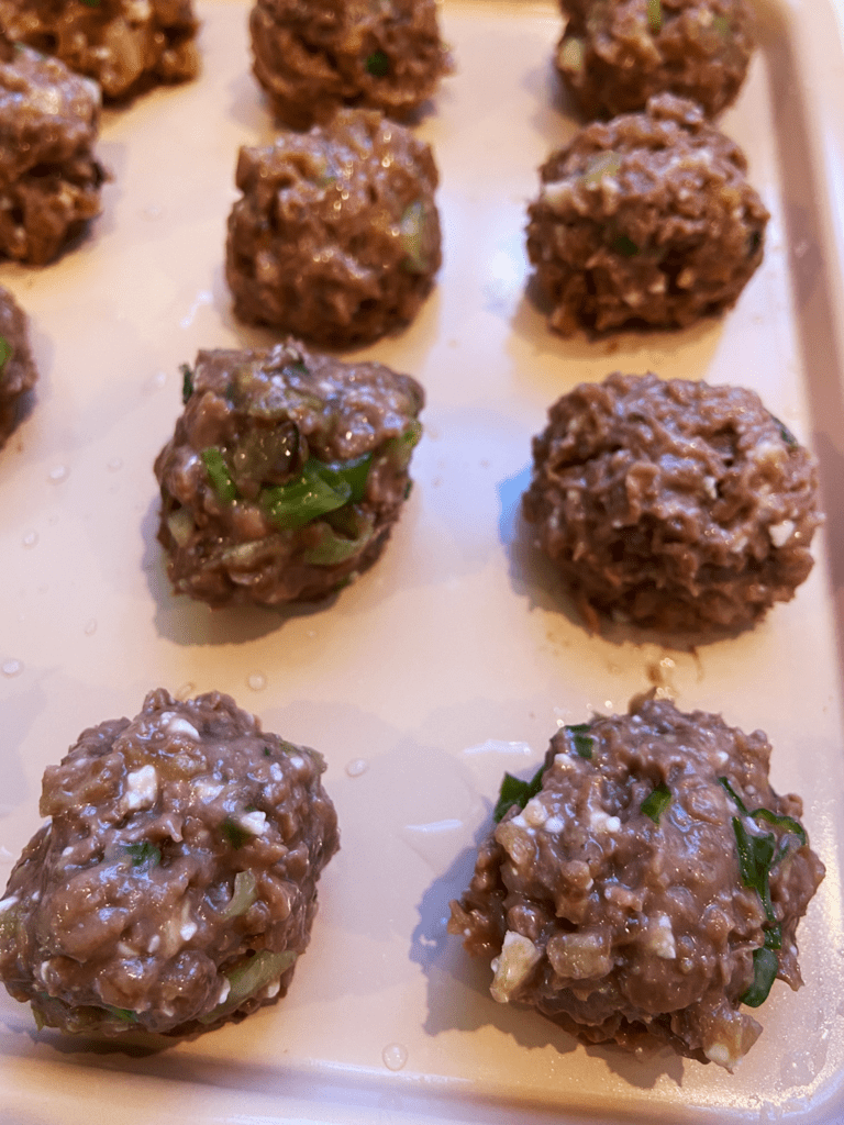 air fryer beyond meatballs before cooking