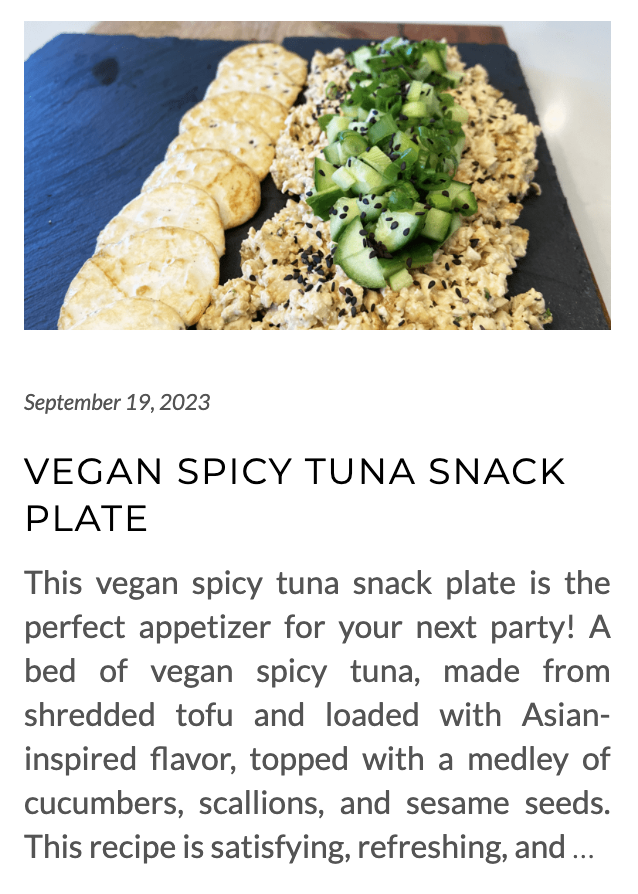 link for vegan spicy tuna snack plate