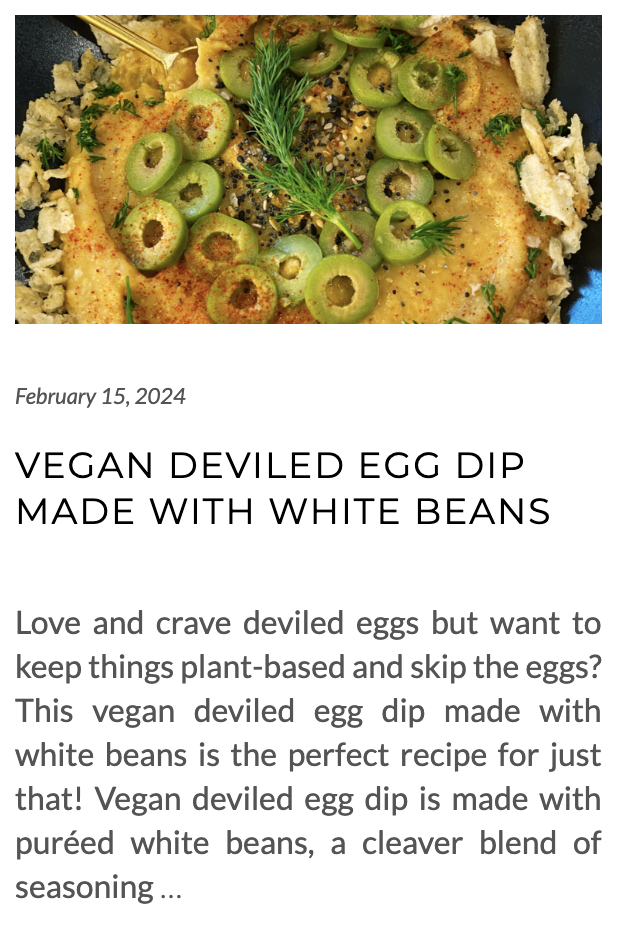 link for vegan deviled egg dip