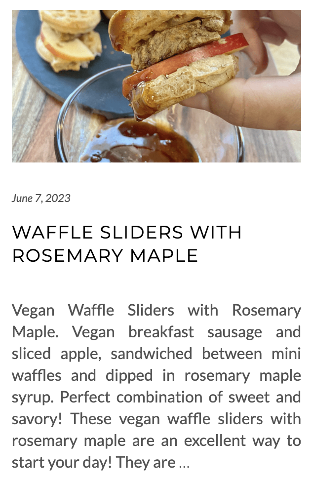 link for waffle sliders