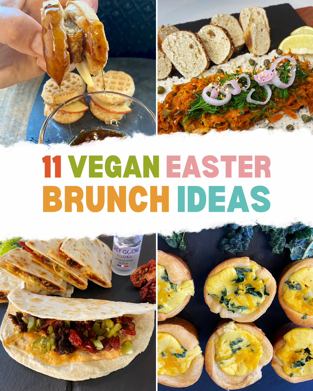 11 Vegan Easter brunch buffet ideas : plant-based recipes