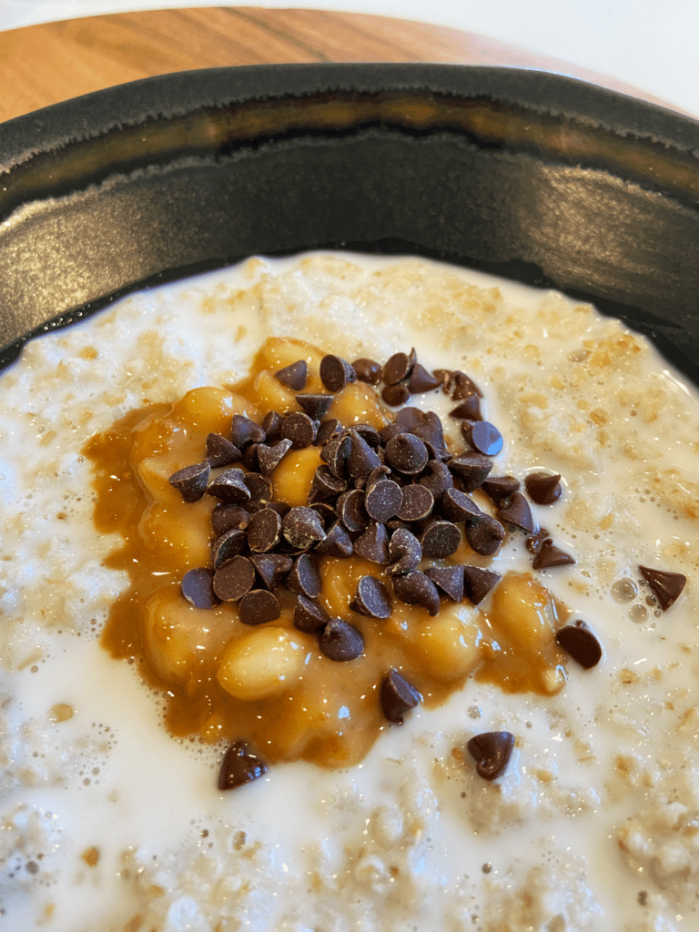 snickers steel cut oats