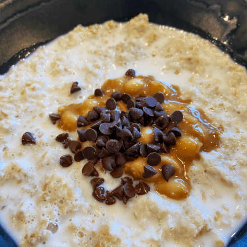 snickers steel cut oats recipe