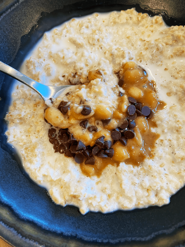 snickers steel cut oats