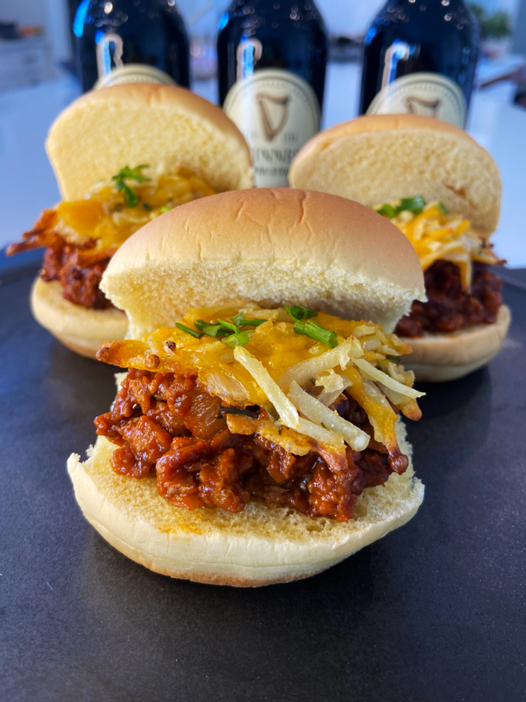 Guinness vegan sloppy joes