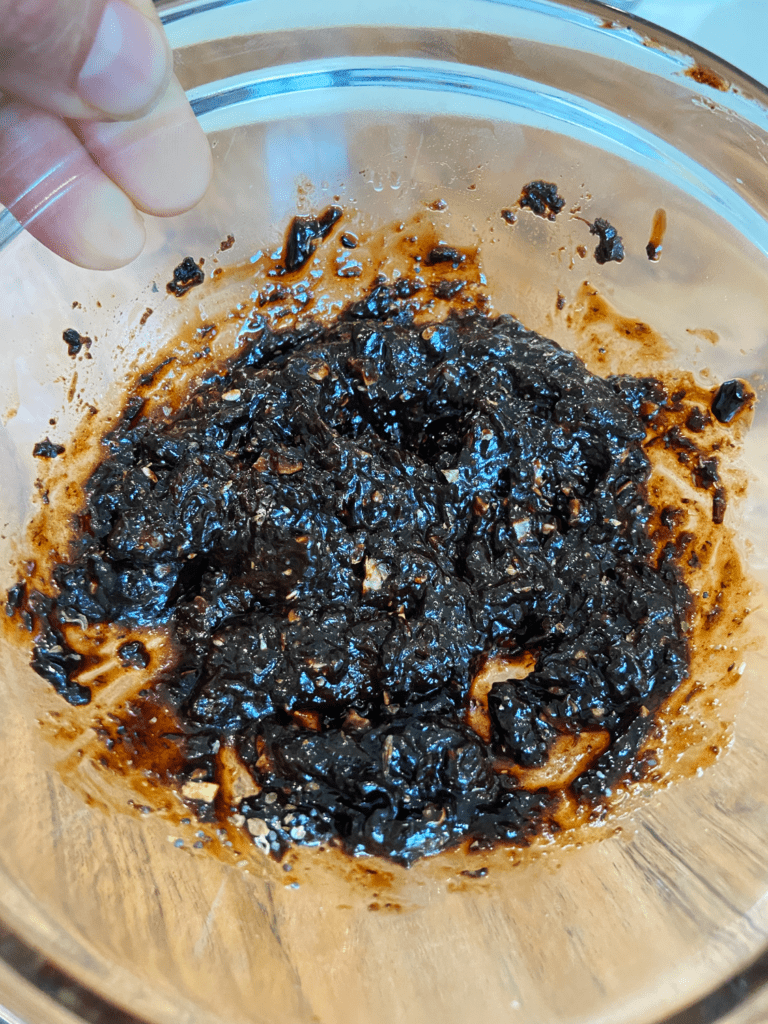 black garlic dip