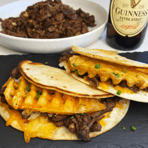 Guinness Beyond Steak Tips Quesadilla