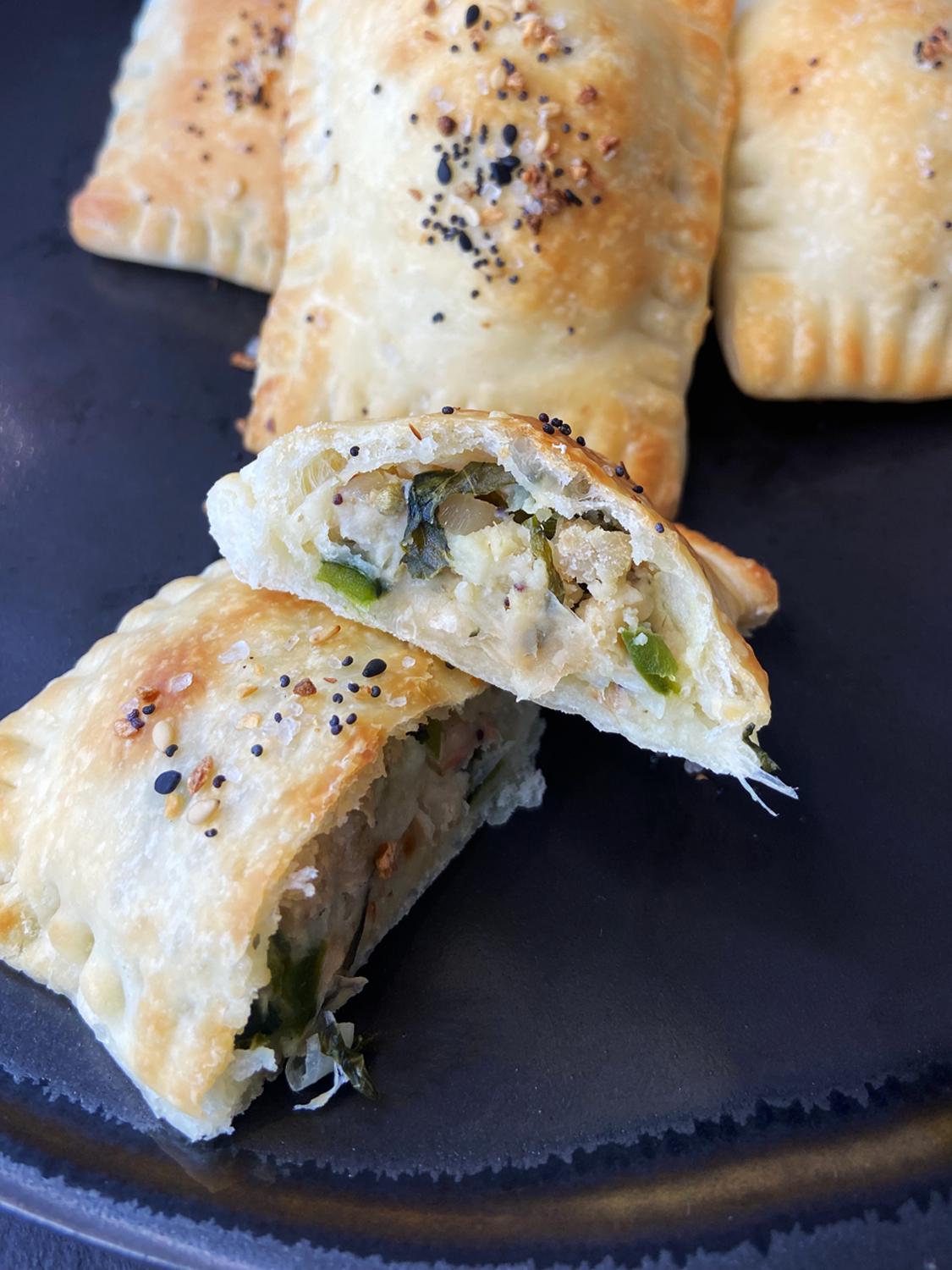 Air Fryer Vegan Hot Pockets : Pepper Poppers with White Beans