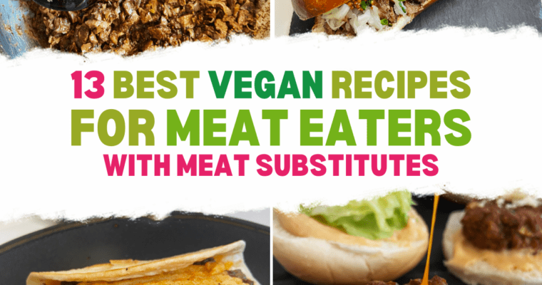 13 Best vegan recipes for meat eaters with meat substitutes