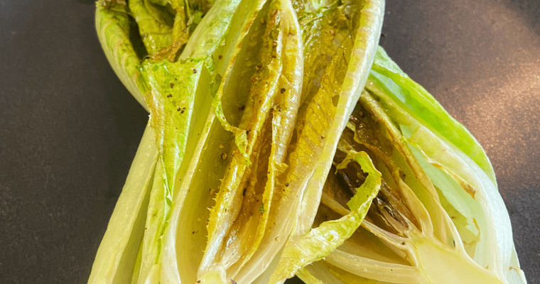 how to make air fryer romaine lettuce (great for caesar)