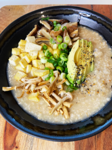 miso protein steel cut oats