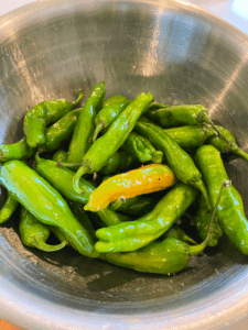 air fryer shishito peppers