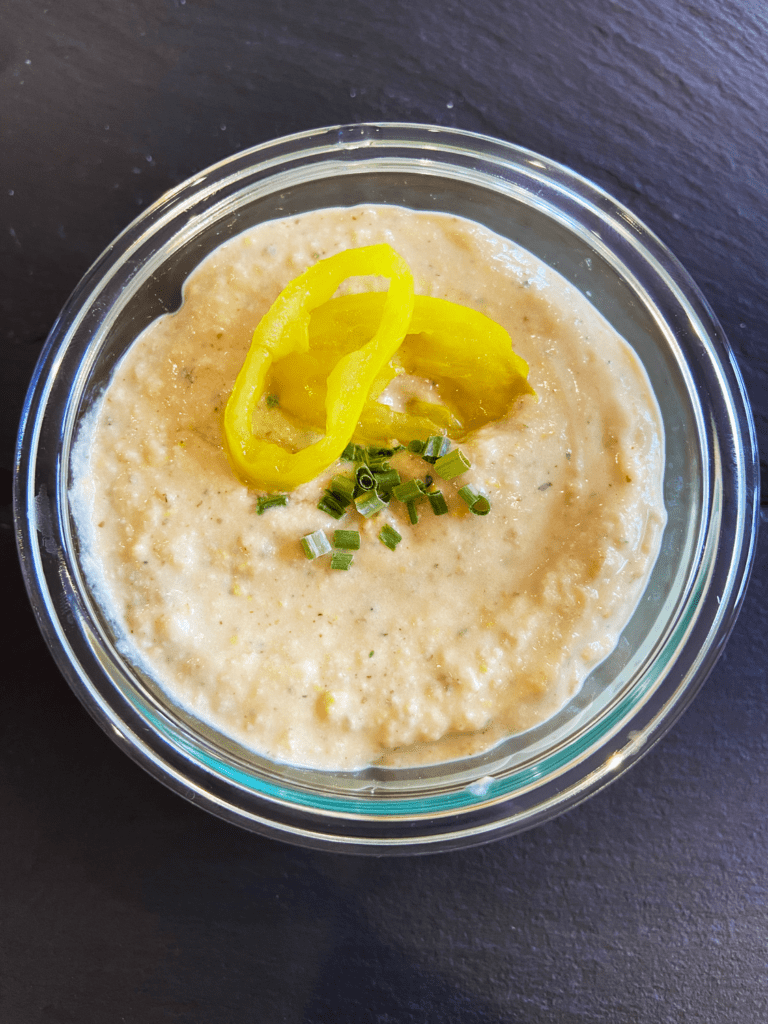 creamy tahini banana pepper sauce