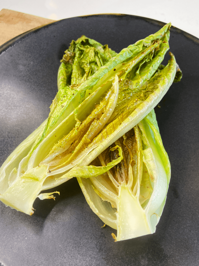 HOW TO MAKE AIR FRYER ROMAINE LETTUCE (GREAT FOR CAESAR)