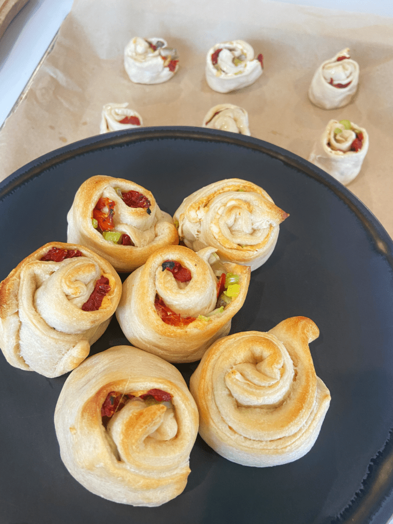  bloody mary rose muffins baked and ready