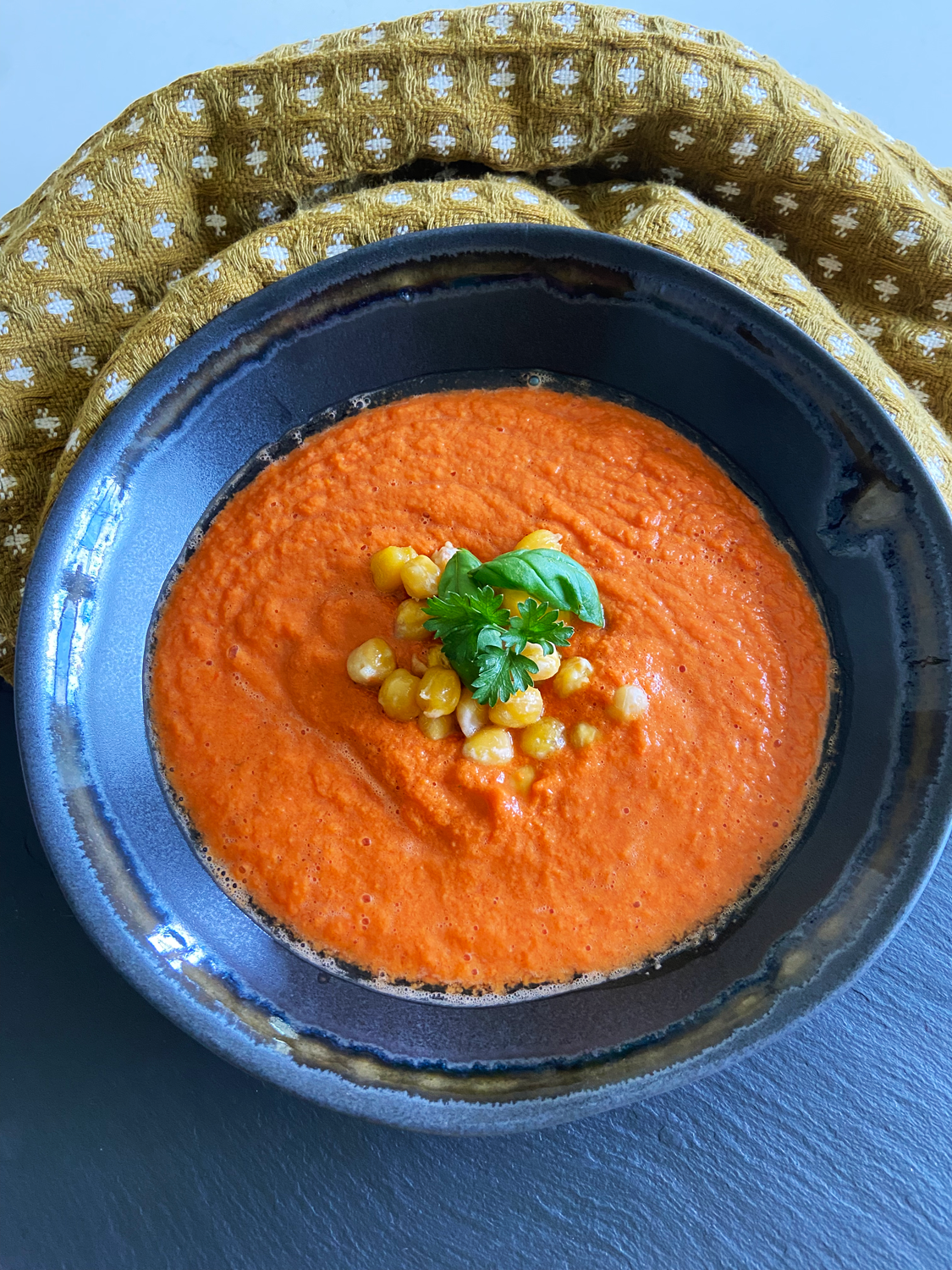 Easy Gazpacho with Sun Dried Tomatoes