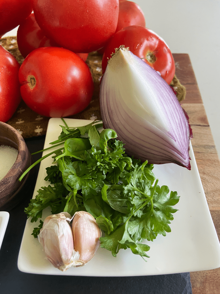 Easy Gazpacho with Sun Dried Tomatoes - Olive You So Matcha